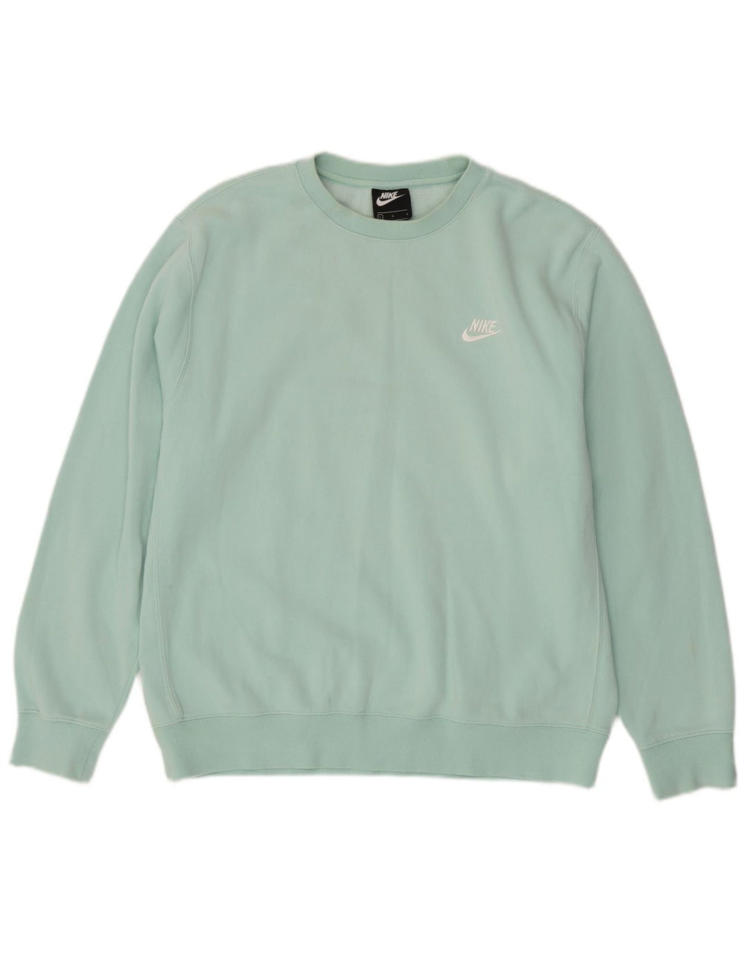 Nike feminino oversized moletom jumper reino unido 16 grande algodão verde