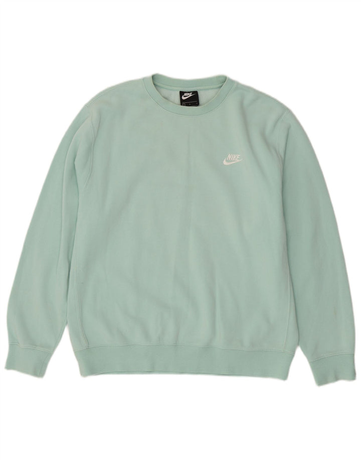 Nike feminino oversized moletom jumper reino unido 16 grande algodão verde