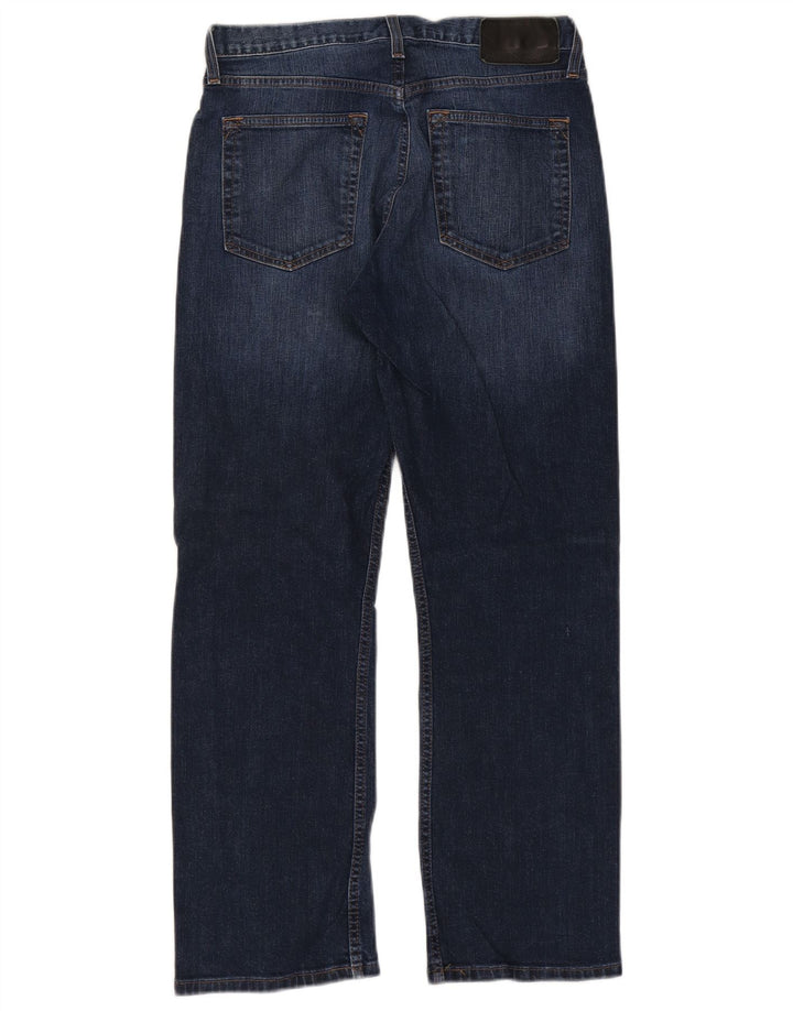 Eddie Bauer Calça jeans reta masculina W32 L30 algodão azul