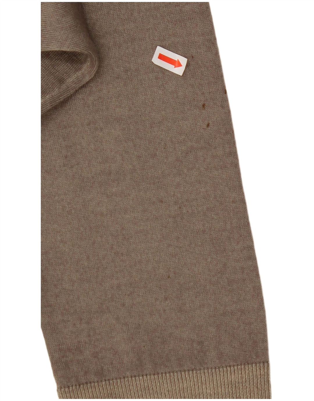 JUST CAVALLI Suéter masculino com gola redonda 2XL lã cáqui