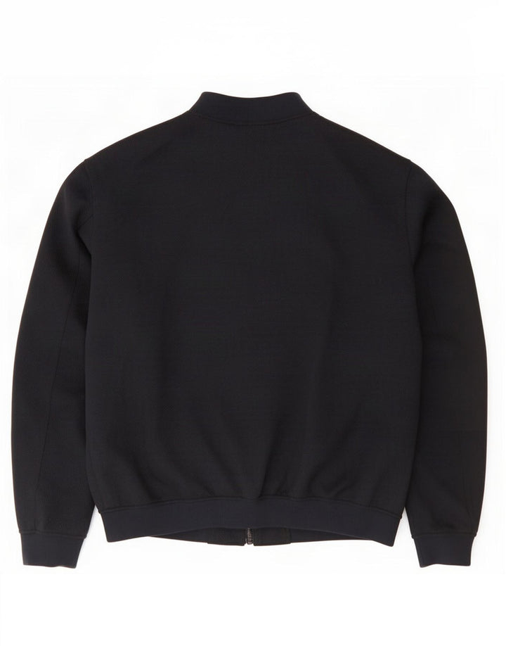 Jaqueta bomber masculina Zara UK 42 XL azul marinho poliéster