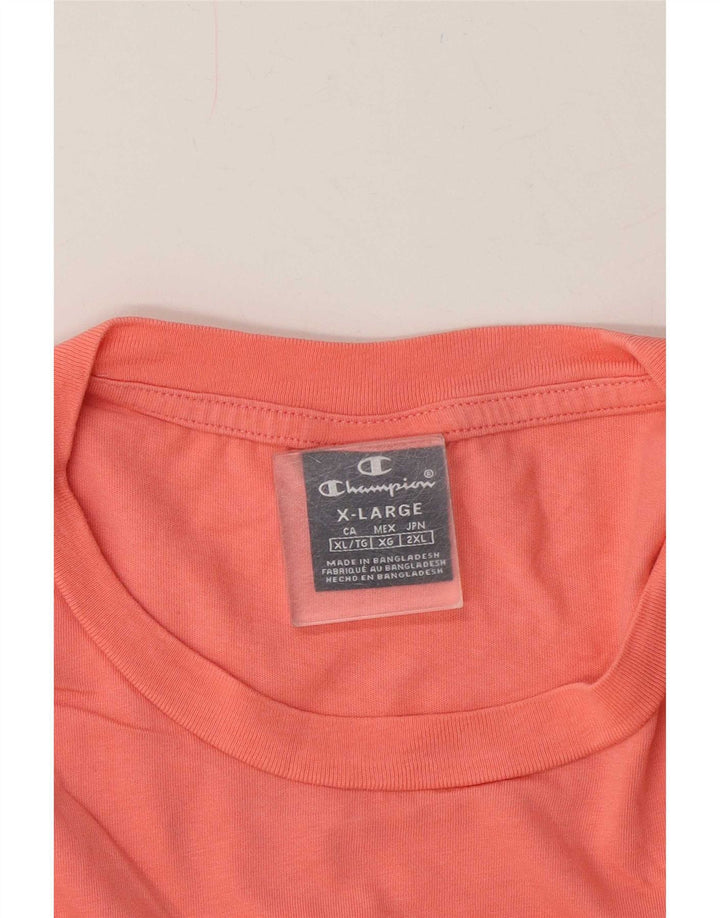 Camiseta gráfica masculina Champion XL rosa