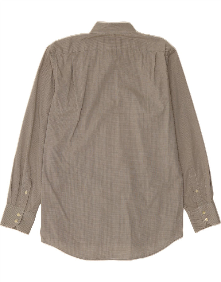 LACOSTE Mens Shirt Size 40 Medium  Green Gingham Cotton Vintage Lacoste and Second-Hand Lacoste from Messina Hembry 