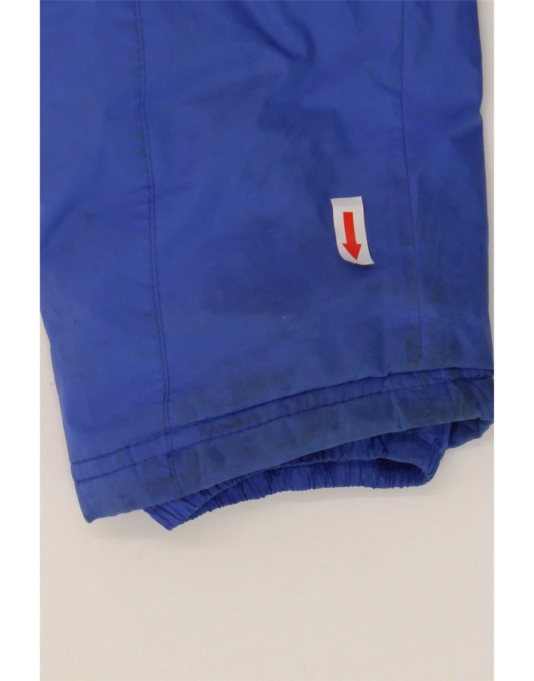 Jaqueta corta-vento masculina com capuz K-Way UK 40 grande azul poliamida