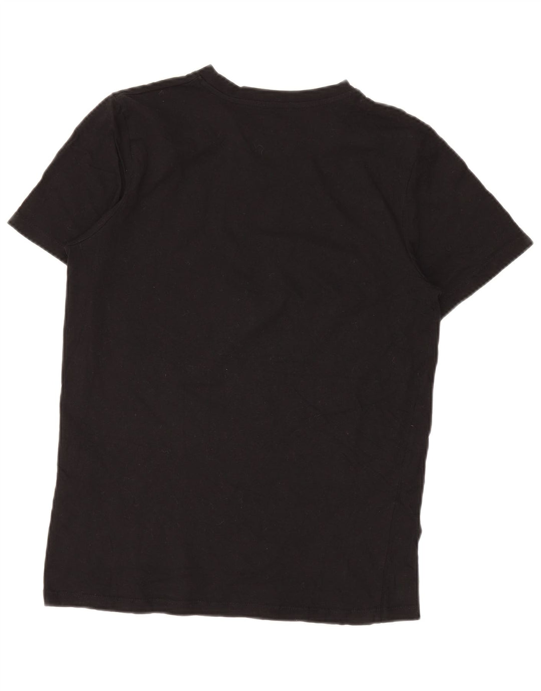 Camiseta gráfica masculina Jack & Jones grande algodão preto