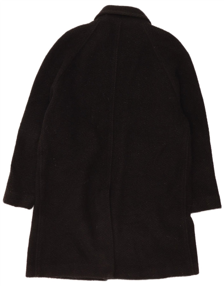 Sobretudo masculino Zara UK 40 grande lã preta
