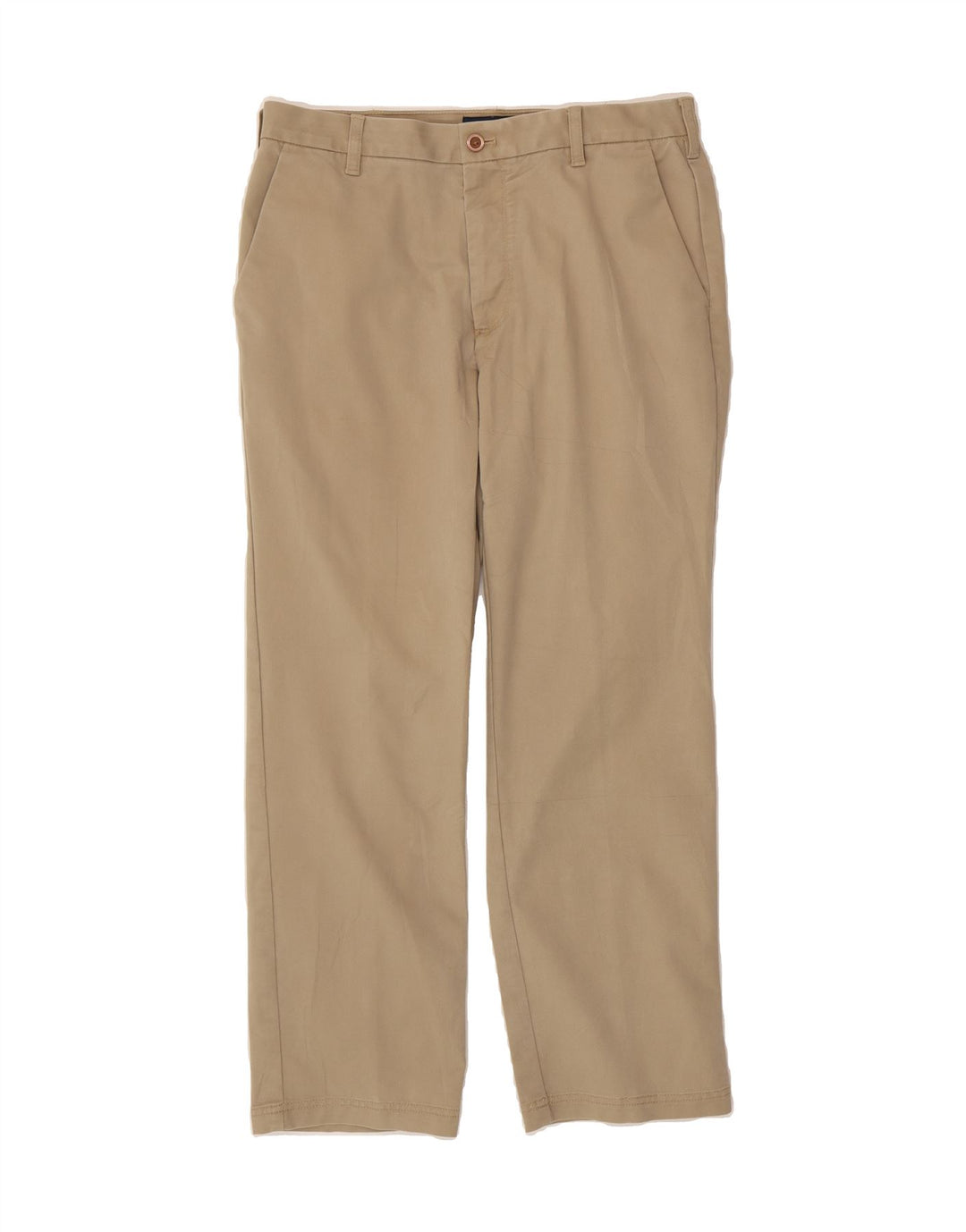 IZOD Mens Straight Chino Trousers W33 L30 Beige Cotton Vintage Izod and Second-Hand Izod from Messina Hembry 
