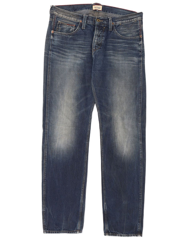 Jeans retos masculinos Tommy Hilfiger W34 L34 azul