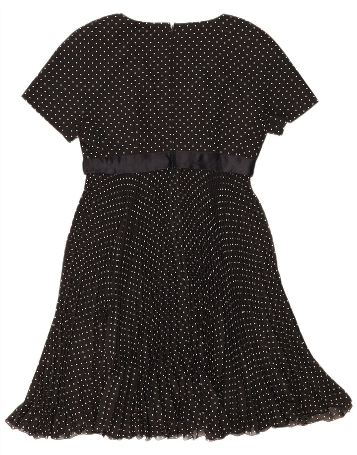 Vestido feminino Luisa Spagnoli evasê IT 44 bolinhas pretas médias
