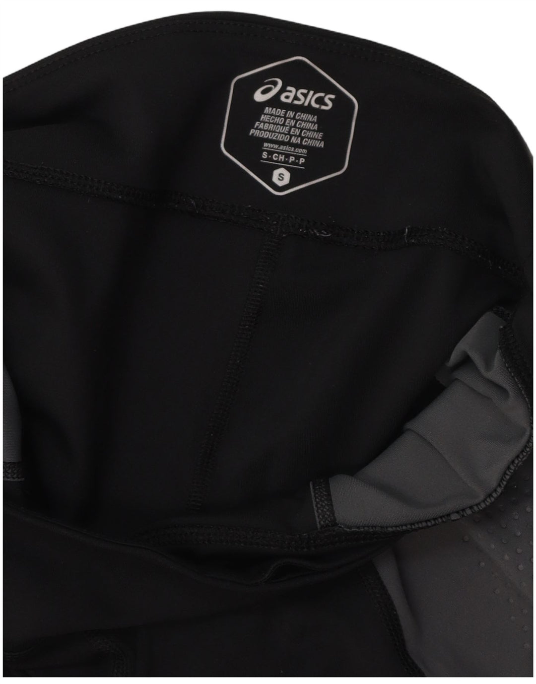 Leggings Gráficas Femininas ASICS UK 10 Small Grey Colourblock