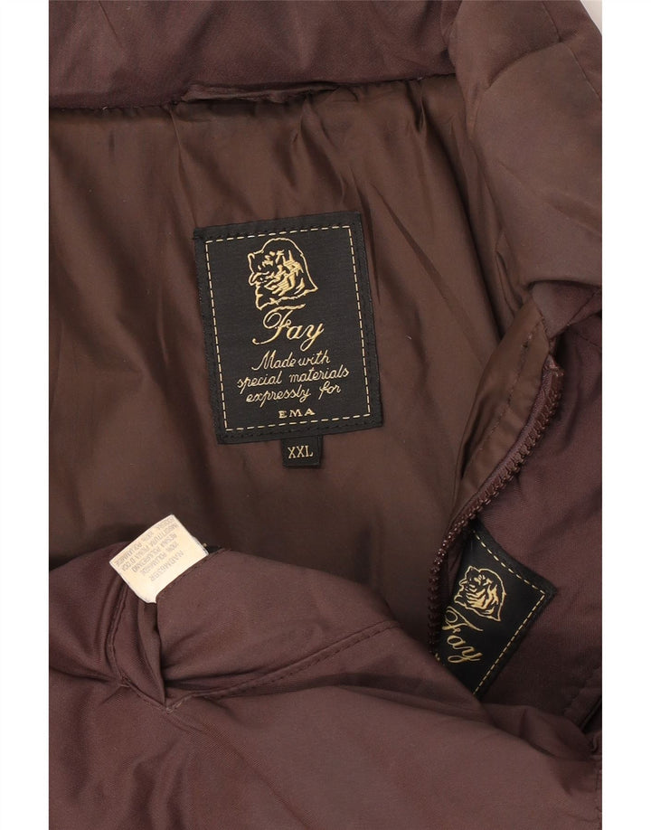 Jaqueta acolchoada feminina Fay UK 44 2XL poliamida marrom