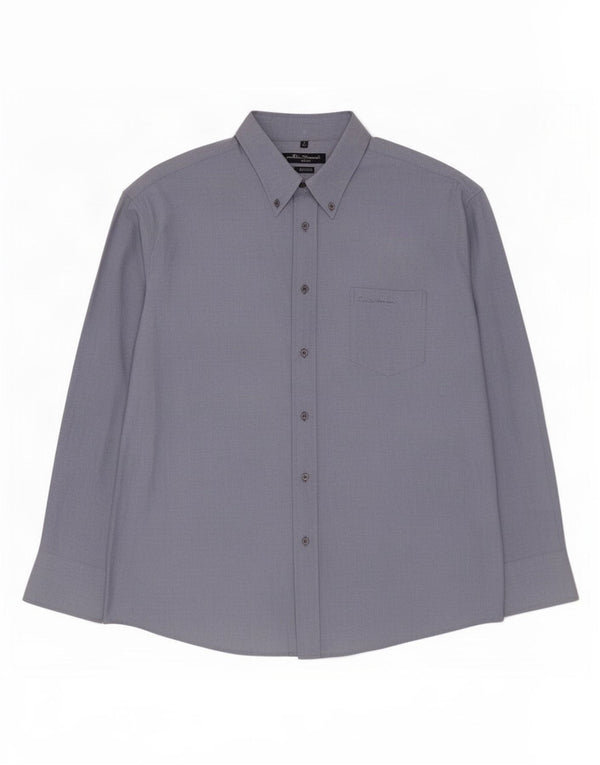 Camisa Oxford masculina Ben Sherman 2XL algodão azul