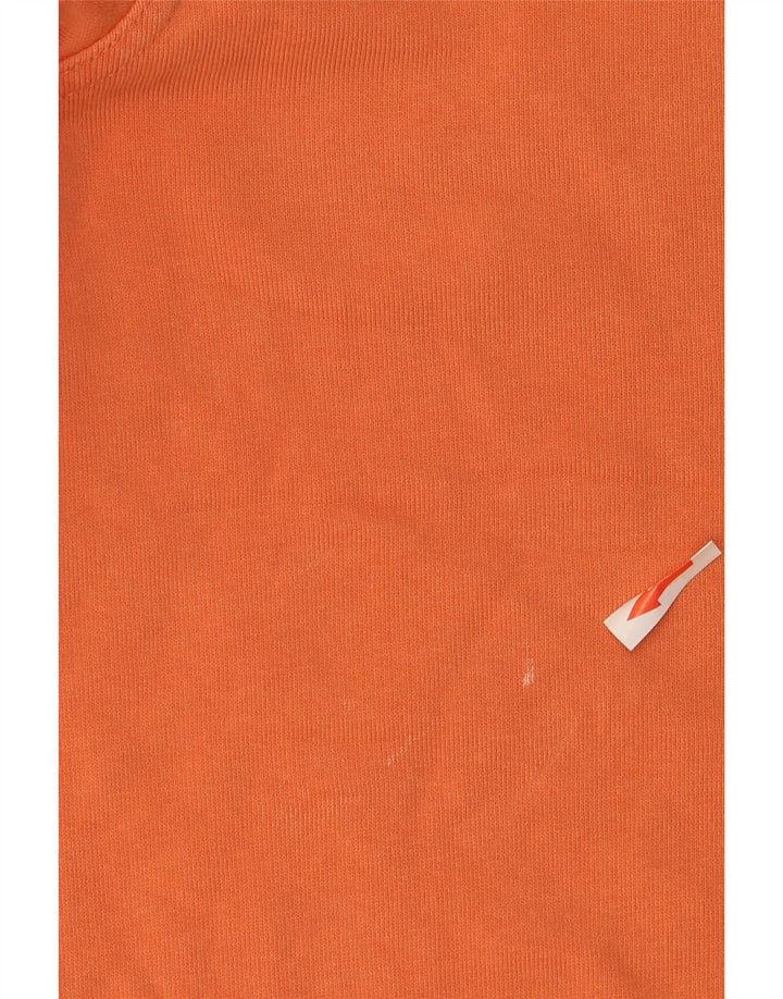 Jack Wills moletom gráfico masculino jumper grande laranja colorblock algodão