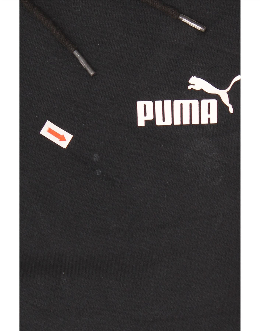 Puma Mens Hoodie Jumper Médio Algodão Preto