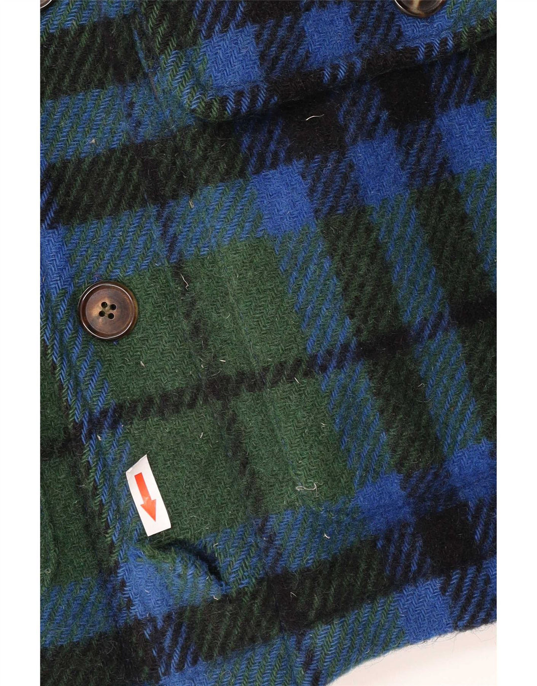 Jaqueta utilitária masculina Les Copains IT 52 XL xadrez verde