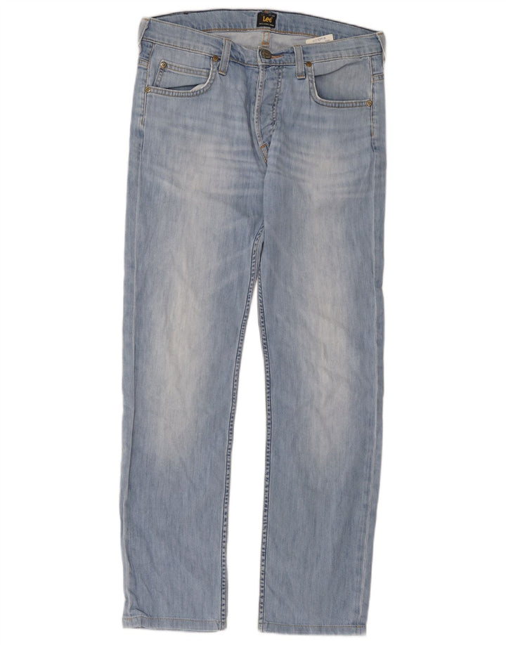 Lee Womens Slim Jeans W31 L34 Azul Algodão