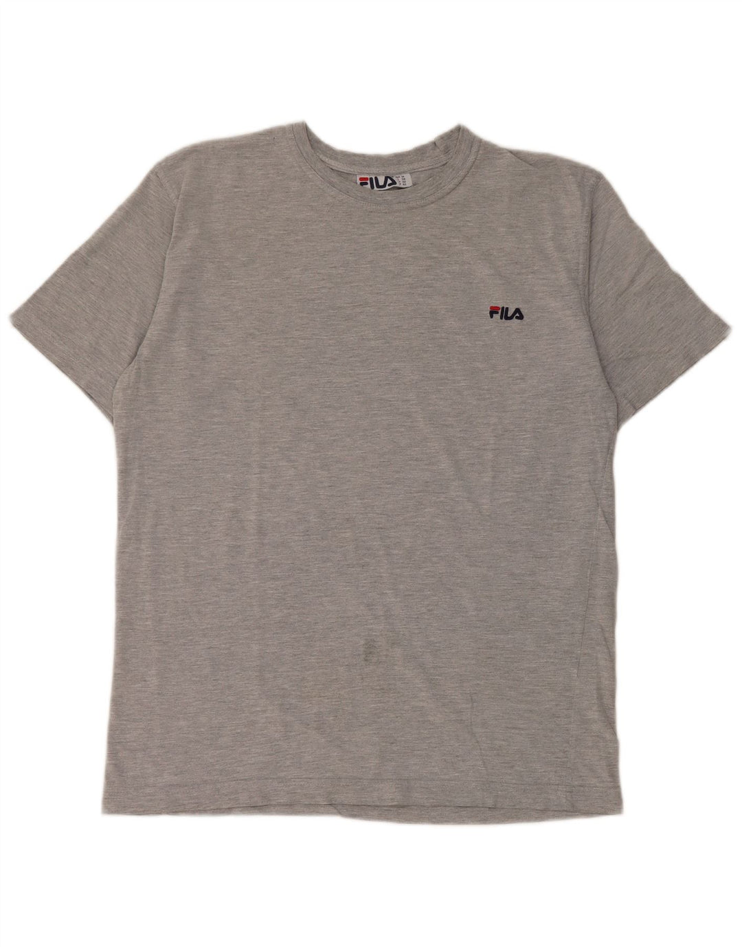 Camiseta masculina Fila Top IT 50 algodão cinza médio