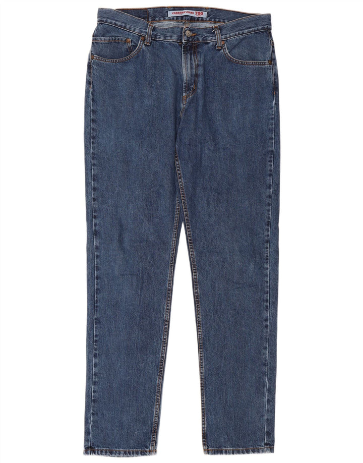 CARRERA Masculino 700 Straight Jeans W36 L33 Azul Algodão