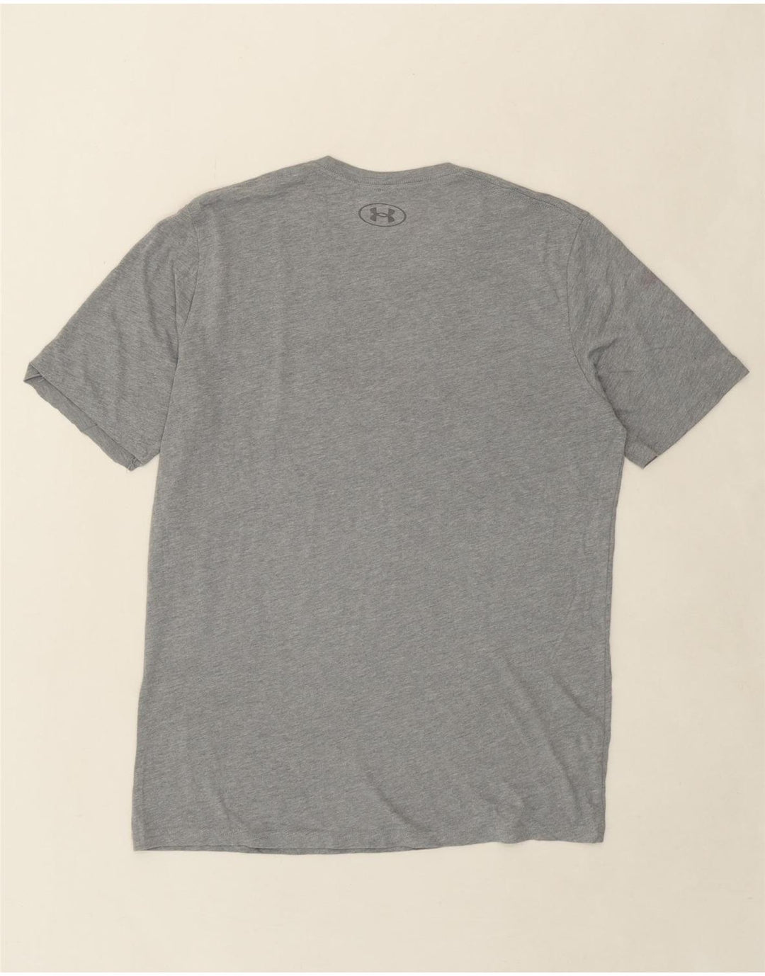 UNDER ARMOUR Mens Graphic T-Shirt Top Medium Grey Vintage Under Armour and Second-Hand Under Armour from Messina Hembry 