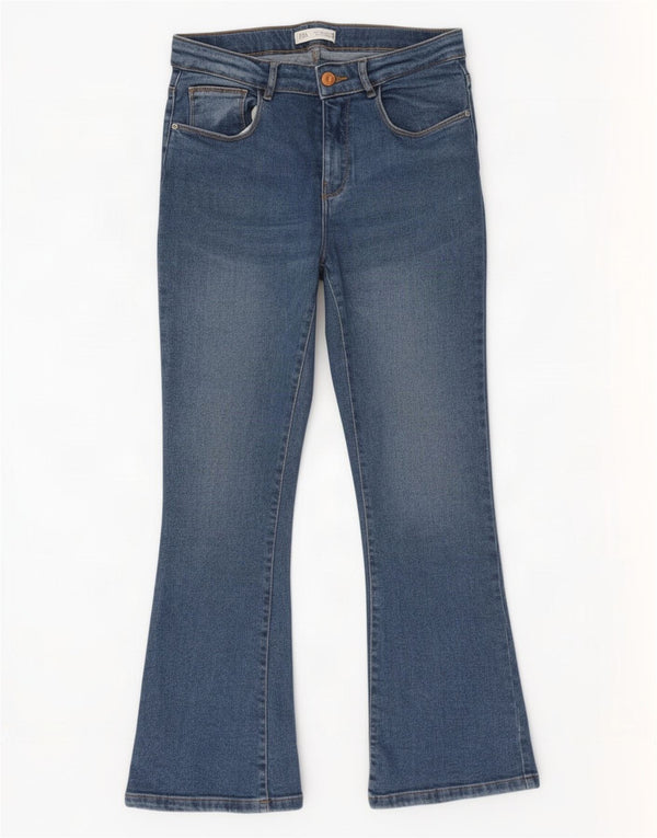 Zara Girls Bootcut Jeans 13-14 anos W28 L25 Azul Algodão