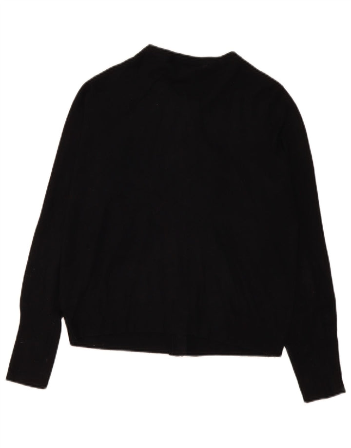 Suéter cardigã feminino Marks & Spencer UK 14 viscose preta média