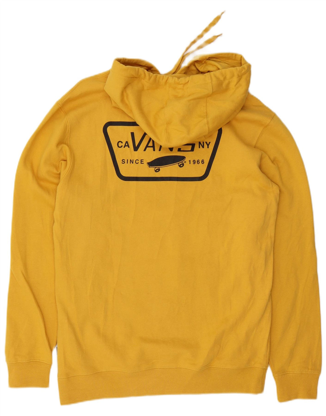 Vans Mens Graphic Hoodie Jumper Pequeno Amarelo