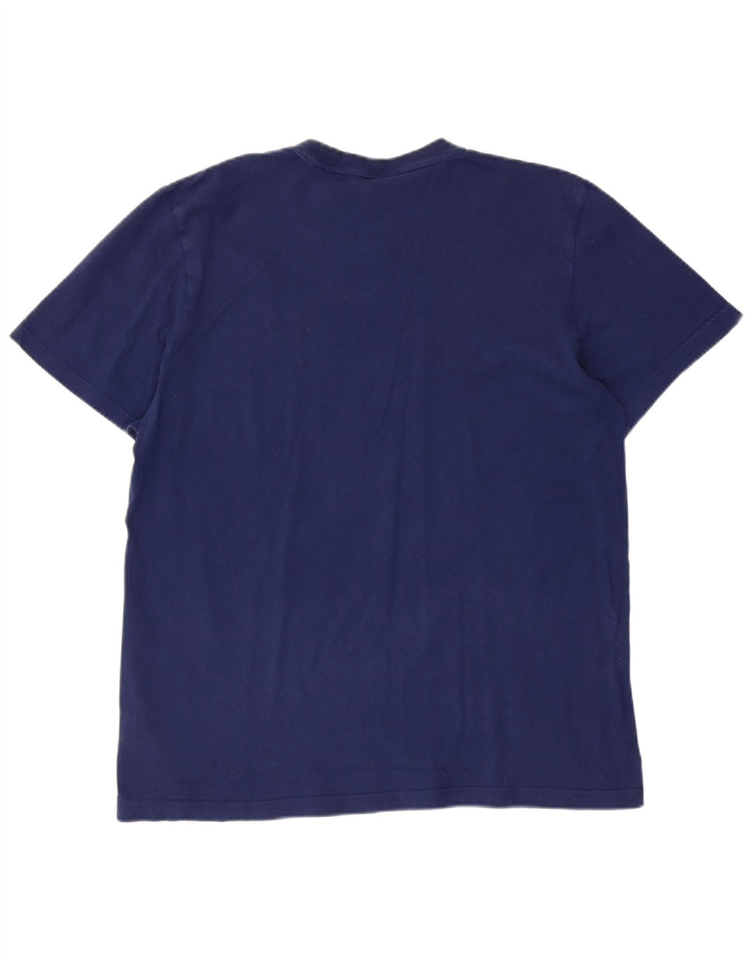 Camiseta masculina ADIDAS grande algodão azul marinho