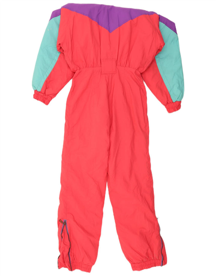 Macacão de esqui feminino vintage IT 42 Medium Multicolor Colorblock