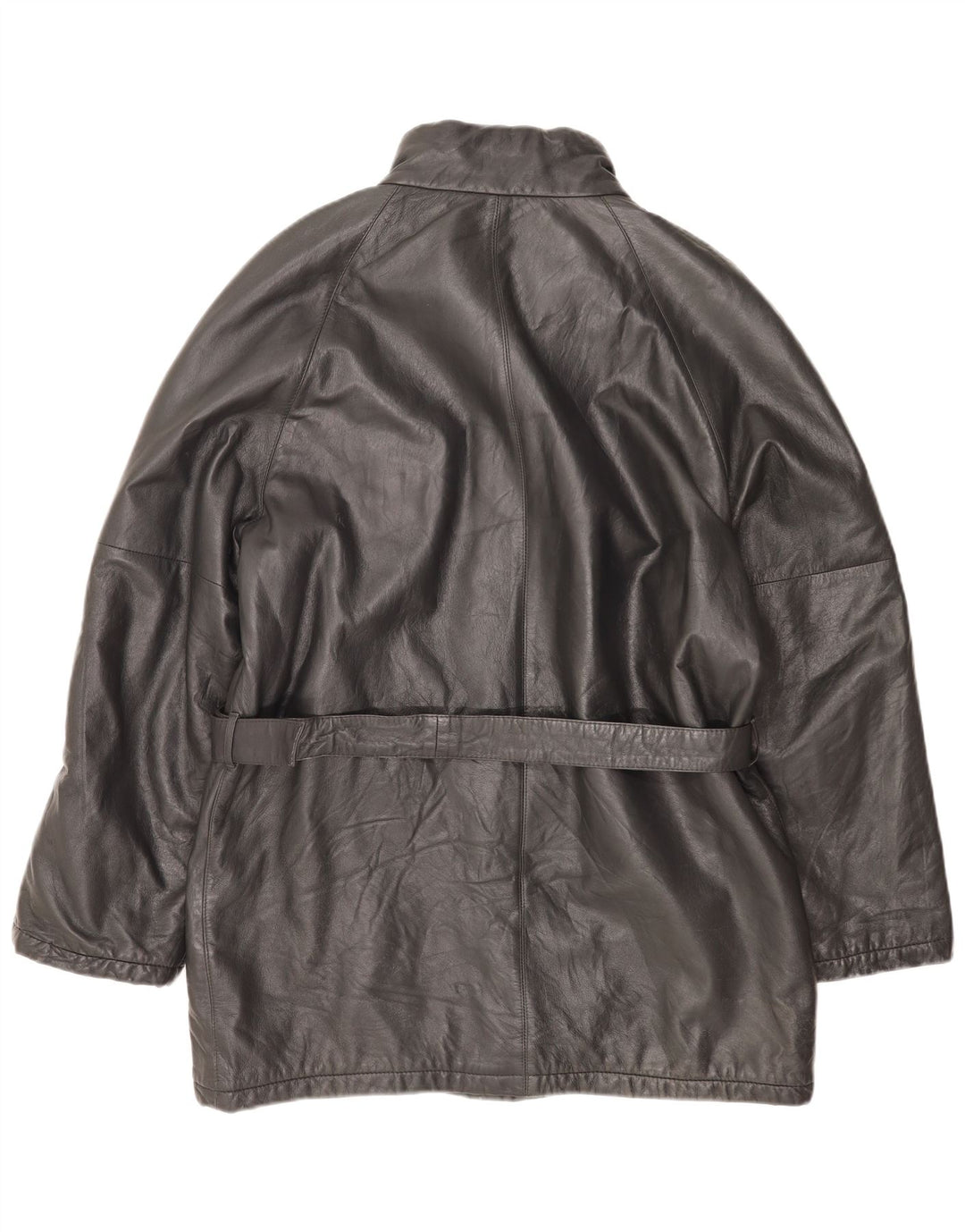 Jaqueta de couro masculina VINTAGE IT 54 2XL couro preto