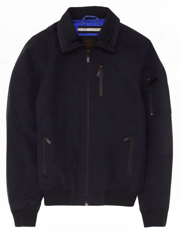 Jaqueta bomber masculina Superdry UK 36 poliéster azul marinho pequeno
