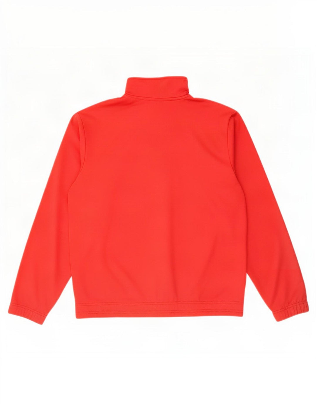 Asics Meninos Zip Neck Sweatshirt Jumper 13-14 Anos Poliéster Vermelho