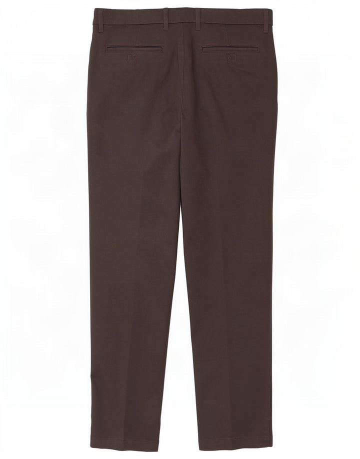 Calça Chino Feminina Marks & Spencer Slim W34 L33 Algodão Cinza