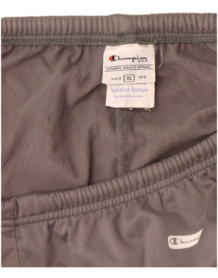 Calça de treino feminina Champion UK 18 XL cinza colorblock poliéster
