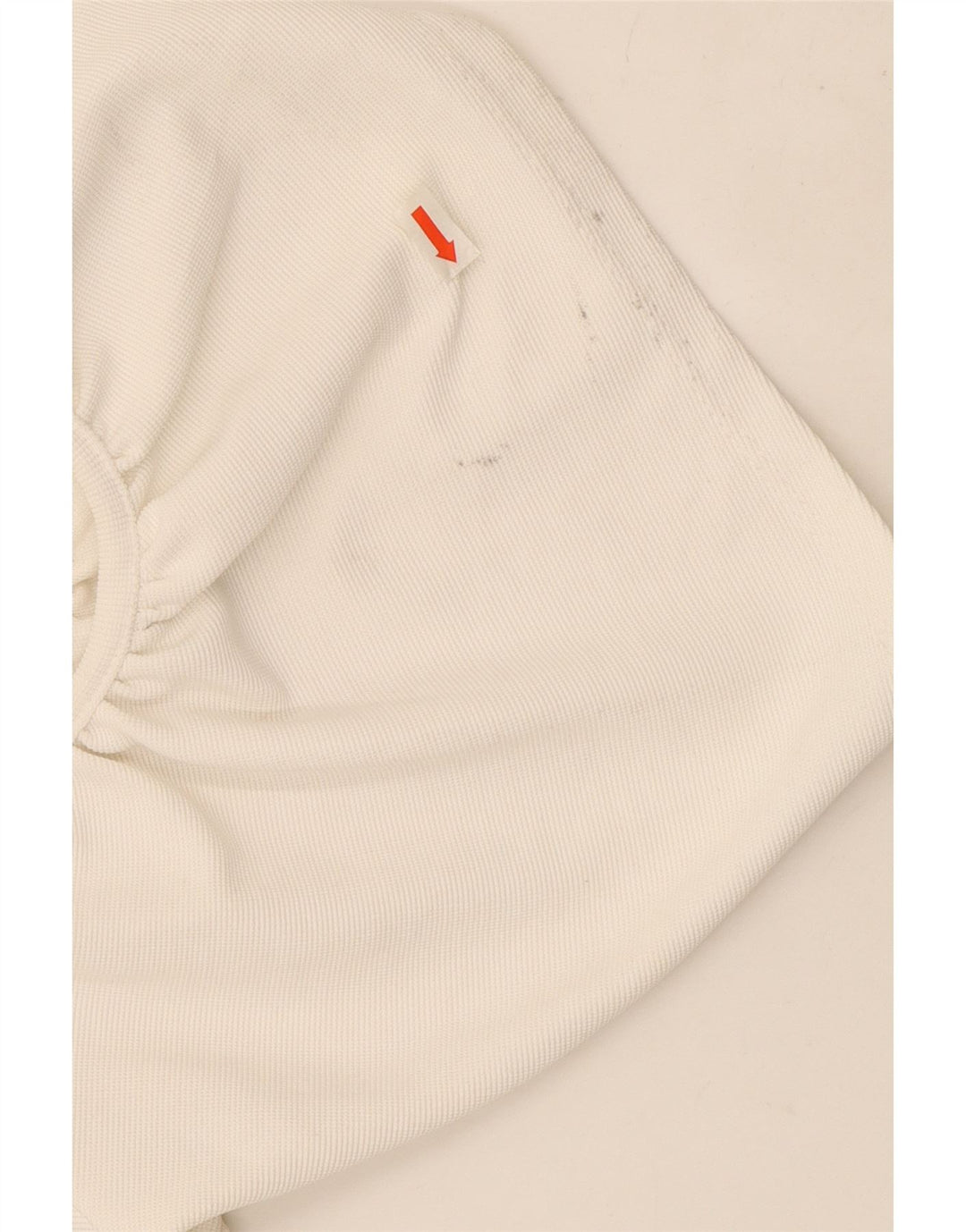 Vestido feminino Zara com ombro de fora UK 10 pequeno branco