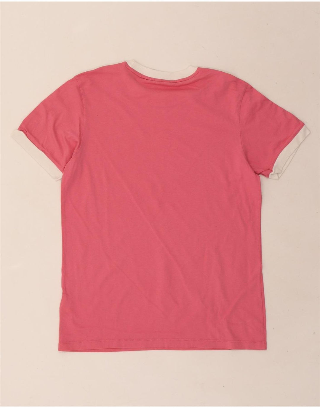 ADIDAS Womens Oversized T-Shirt Top UK 6 XS Pink Cotton Vintage Adidas and Second-Hand Adidas from Messina Hembry 