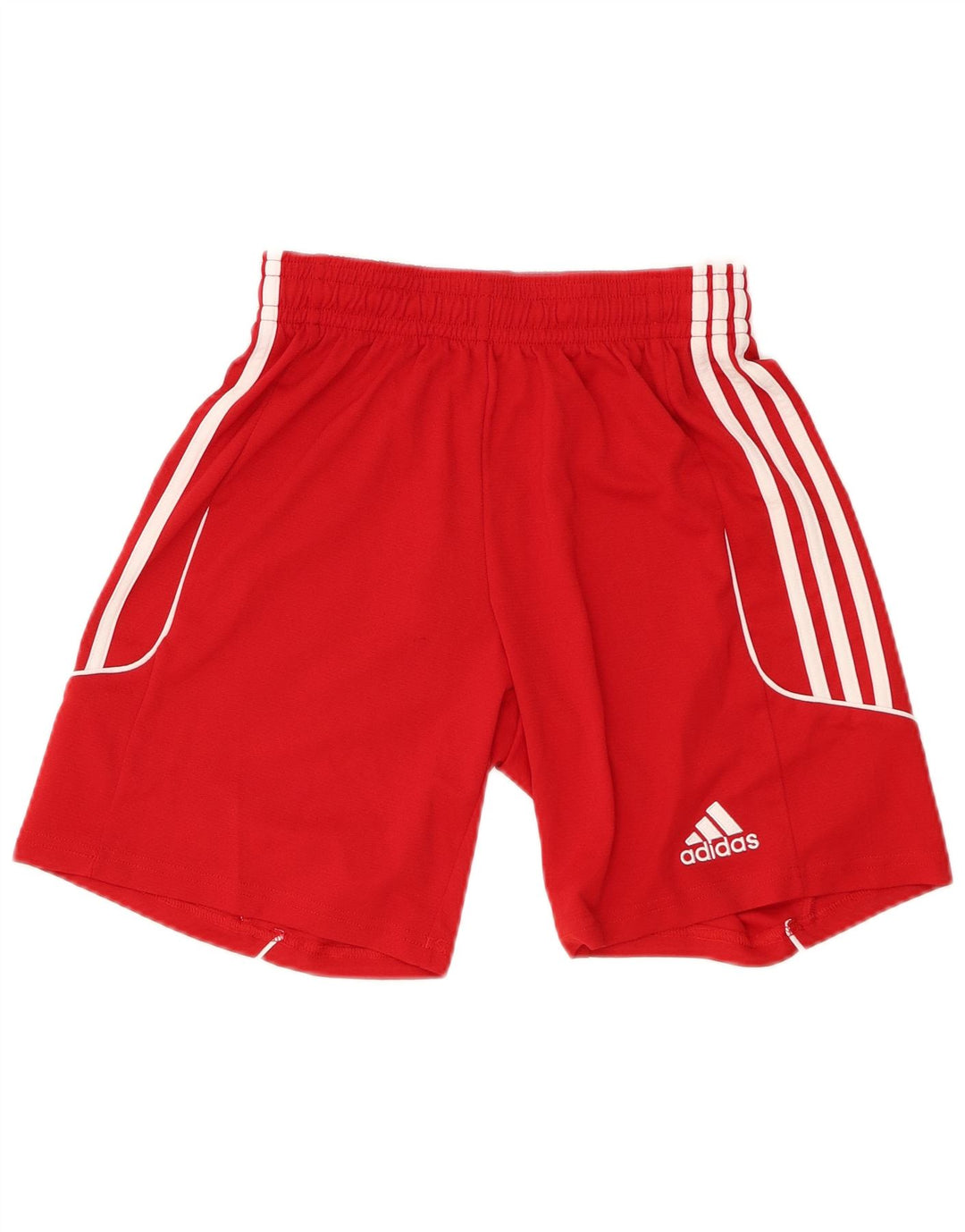 ADIDAS Mens Climalite Sport Shorts Pequeno Poliéster Vermelho