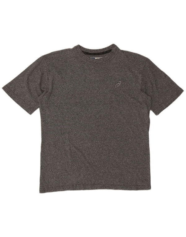 Camiseta masculina Asics Top XL cinza manchado