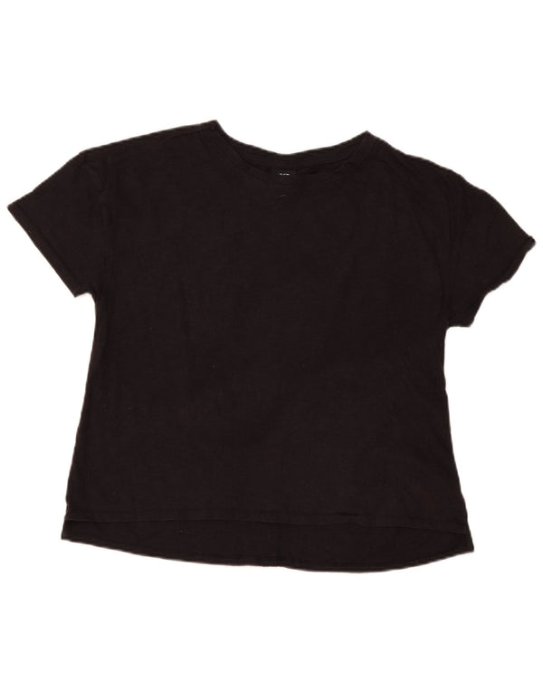 Camiseta feminina The North Face UK 14 algodão preto médio