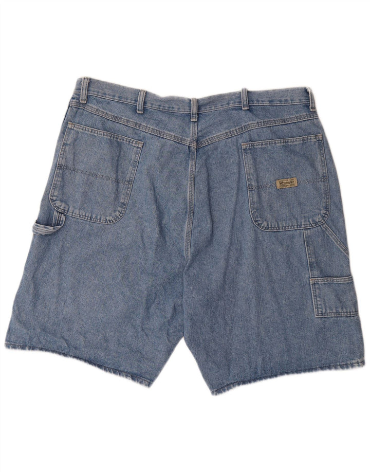 Shorts jeans cargo masculino WRANGLER W40 XL algodão azul