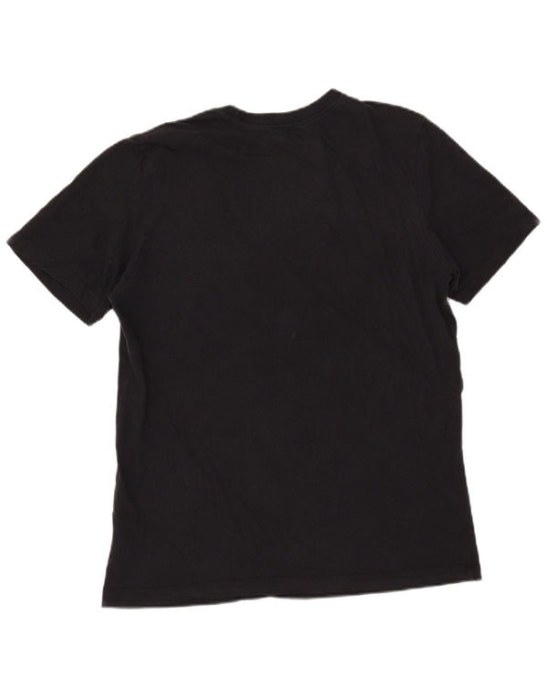 Camiseta Nike masculina gráfica Top médio algodão preto