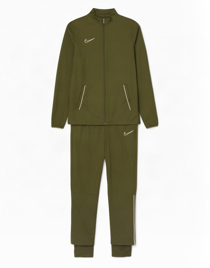 Nike Mens Dri Fit Full Tracksuit Grande Cáqui Poliéster