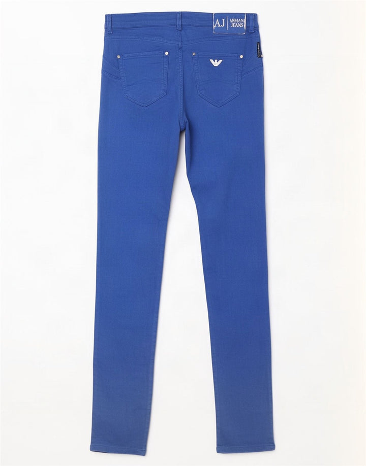 Armani Jeans feminino push up slim jeans W24 L28 azul modal