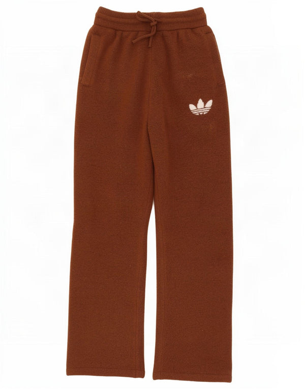 Calça de treino feminina Adidas UK 4/6 XS marrom poliamida