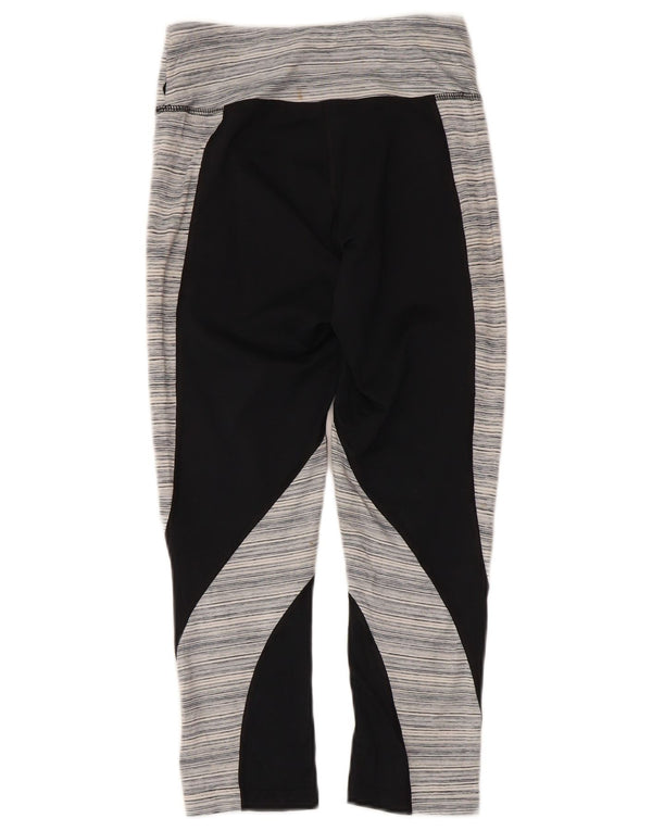 Leggings capri femininas Champion UK 4 XS pretas listradas