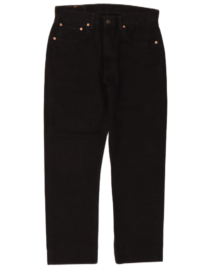 Levi's Masculino 534 Straight Jeans W34 L28 Algodão Preto
