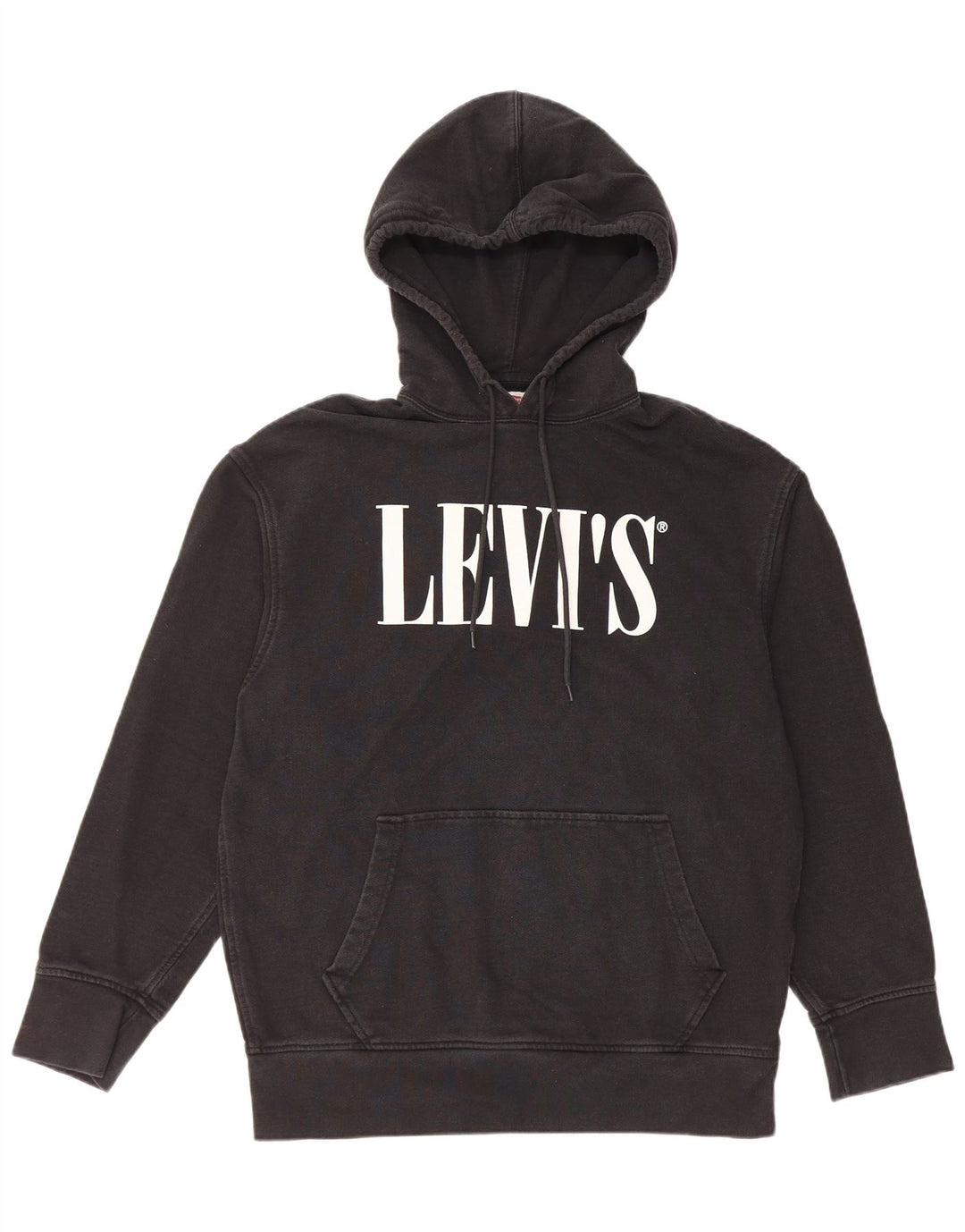 Suéter com capuz gráfico relaxado masculino LEVI'S médio preto
