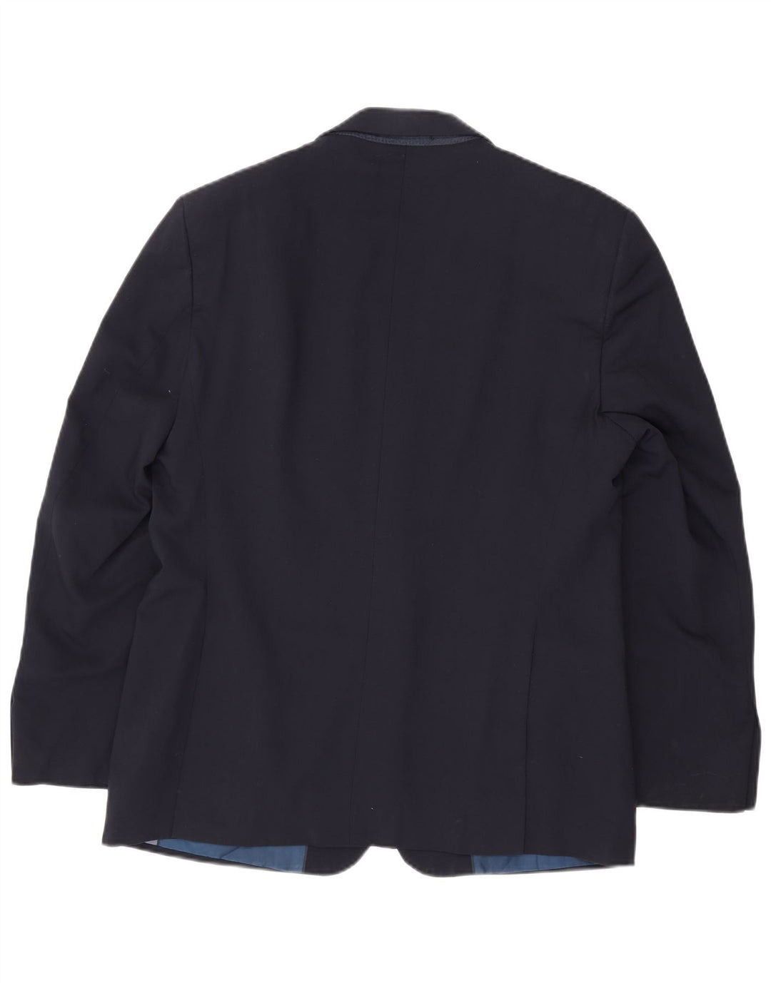 Jaqueta blazer masculina de 2 botões Marks & Spencer Reino Unido 42 grande azul marinho