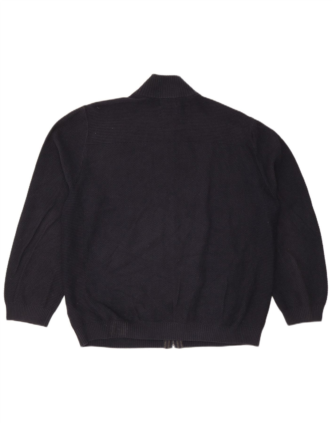 Suéter cardigã masculino Marks & Spencer 2XL algodão azul marinho