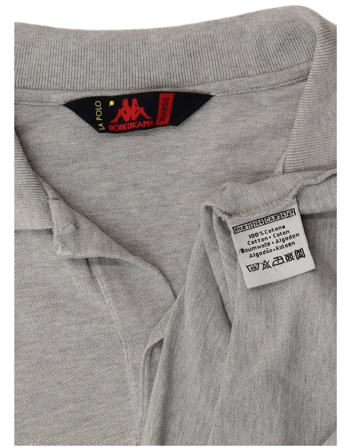 Camisa polo masculina KAPPA XL cinza algodão