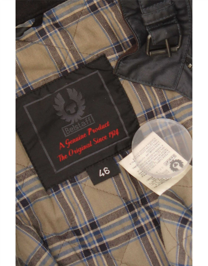 Jaqueta utilitária feminina Belstaff IT 46 grande algodão azul marinho